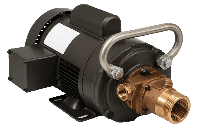 214M Bronze Close Coupled Flexible Impeller Pump